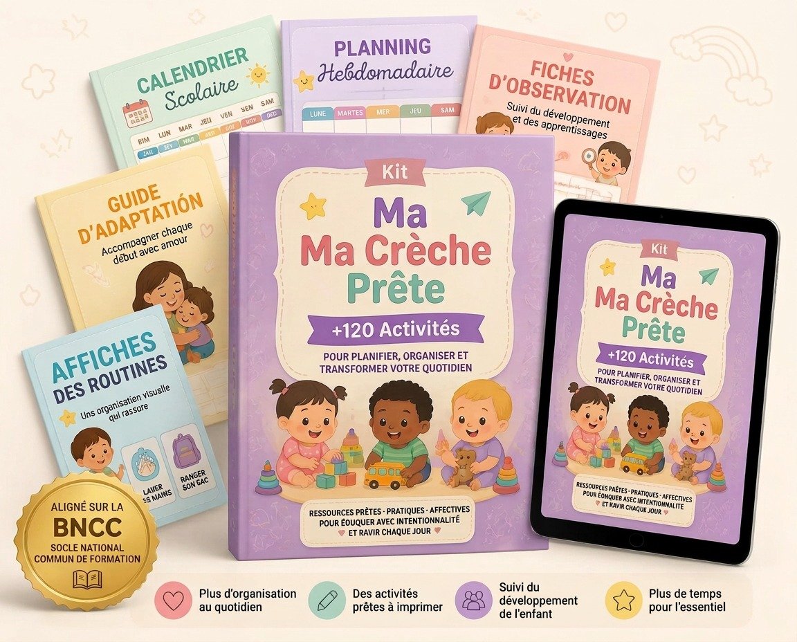Kit Ma Crèche Prête — Offre Complète avec plus de 240 activités et 5 bonus